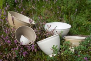 Bowls from Icelandic porcelain